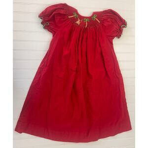 Silly Goose Hand Smocked Dress Monkey Palm Trees Size Girls 5T